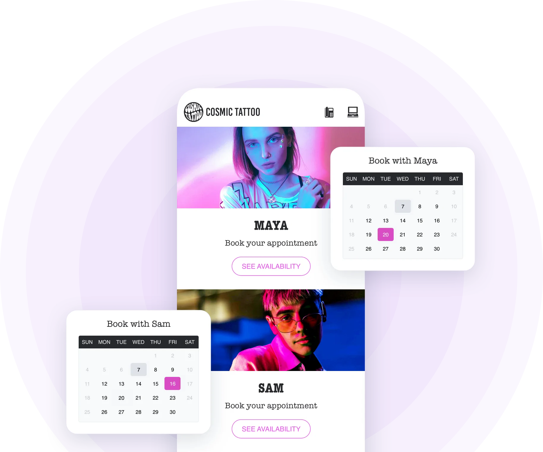 Múltiples calendarios