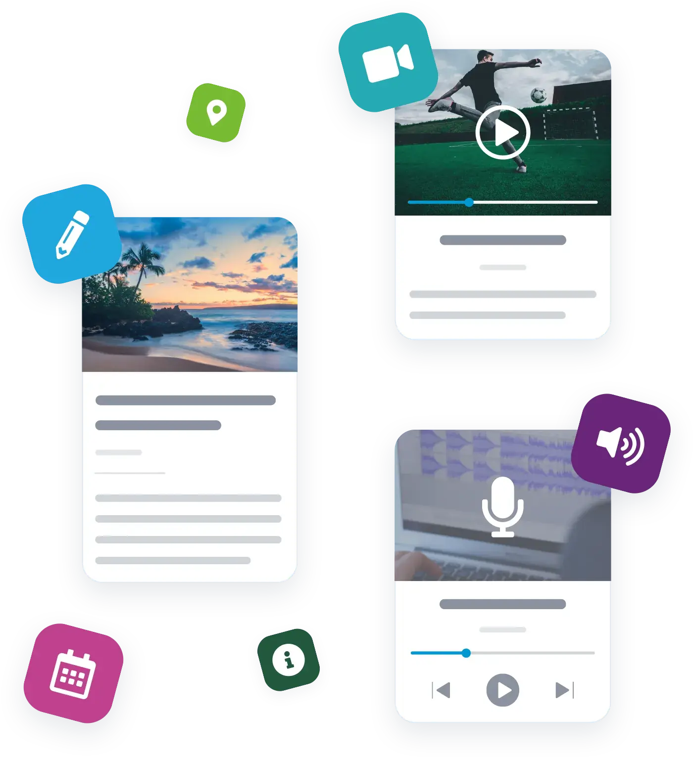 Tipos de contenido CMS